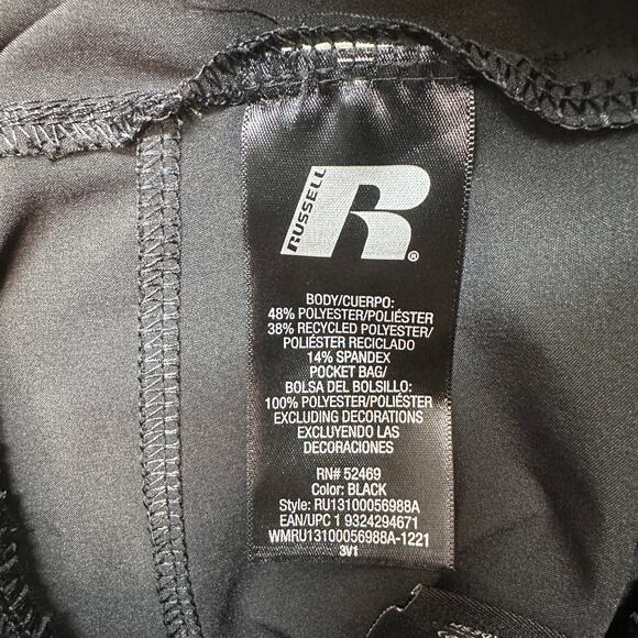 Russell Athletic Shirt Pants Bundle Boys L/XL Activewear Black Stretch Sporty - Picture 10 of 10